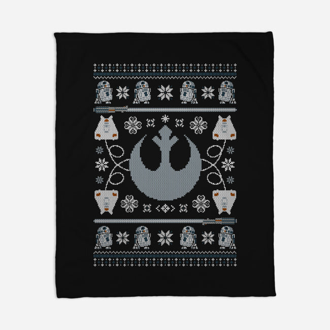 A Very Rebel Christmas-None-Fleece-Blanket-Arinesart