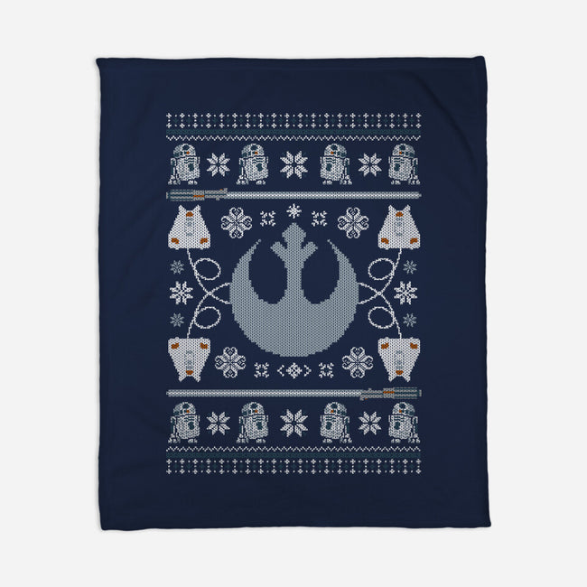 A Very Rebel Christmas-None-Fleece-Blanket-Arinesart