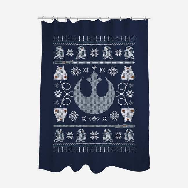 A Very Rebel Christmas-None-Polyester-Shower Curtain-Arinesart