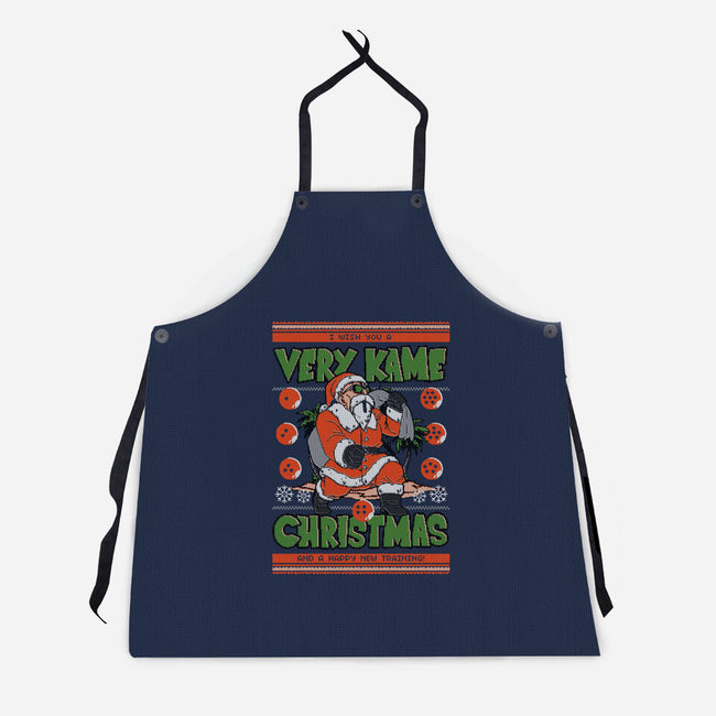 A Very Kame Christmas-Unisex-Kitchen-Apron-Arinesart