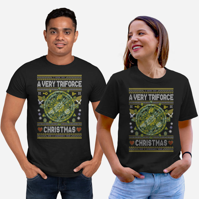 A Very Hyrule Christmas-Unisex-Basic-Tee-Arinesart