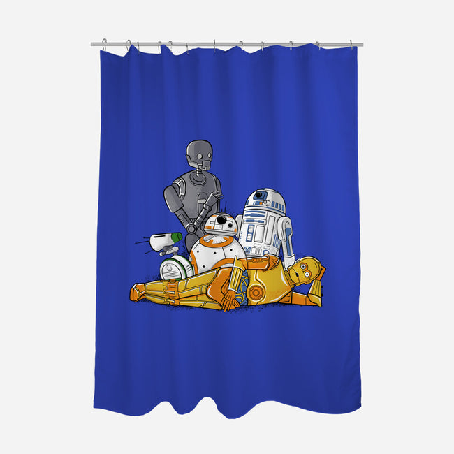 The Droids Club-None-Polyester-Shower Curtain-anarist