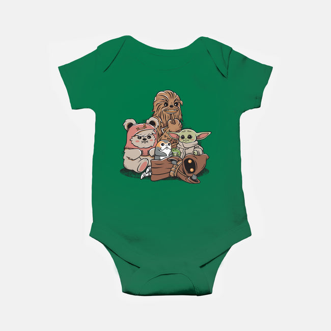 The Cutest Club In The Galaxy-Baby-Basic-Onesie-anarist