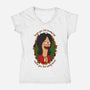 Thank You For Loving Me-Womens-V-Neck-Tee-Alexhefe