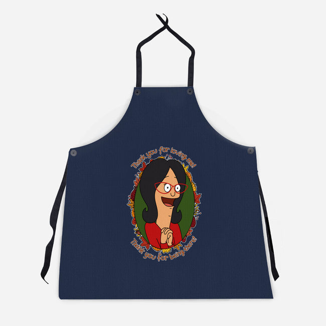 Thank You For Loving Me-Unisex-Kitchen-Apron-Alexhefe