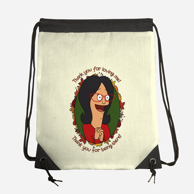 Thank You For Loving Me-None-Drawstring-Bag-Alexhefe