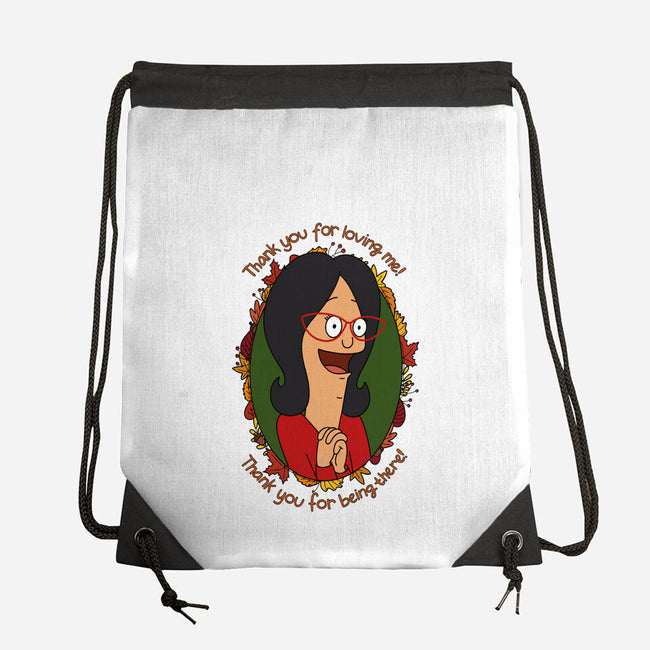 Thank You For Loving Me-None-Drawstring-Bag-Alexhefe