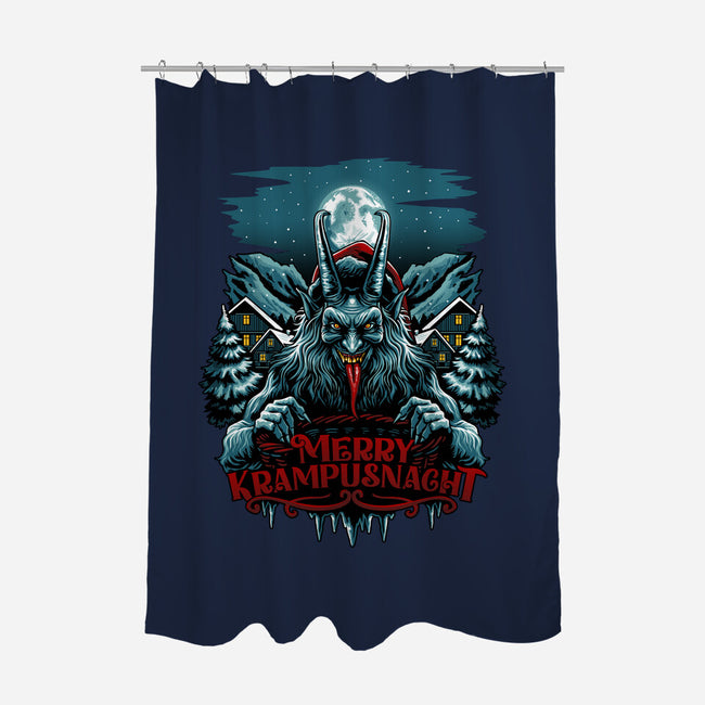 Merry Krampusnacht-None-Polyester-Shower Curtain-daobiwan