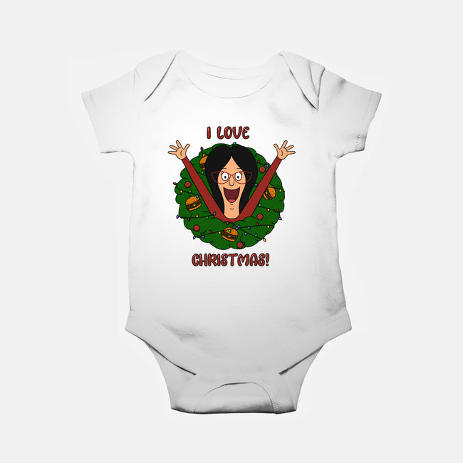 I Love Christmas-Baby-Basic-Onesie-Alexhefe