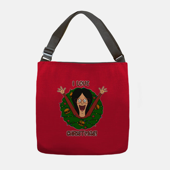 I Love Christmas-None-Adjustable Tote-Bag-Alexhefe