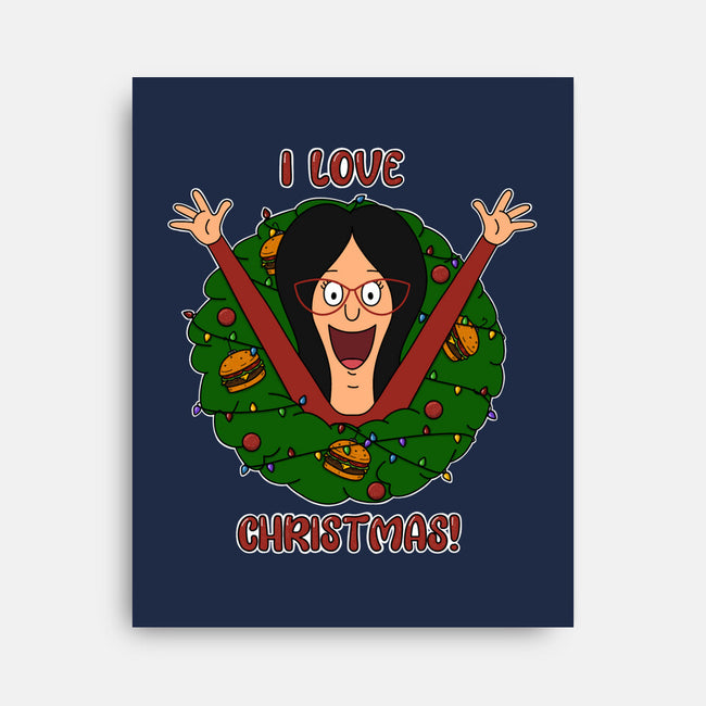 I Love Christmas-None-Stretched-Canvas-Alexhefe