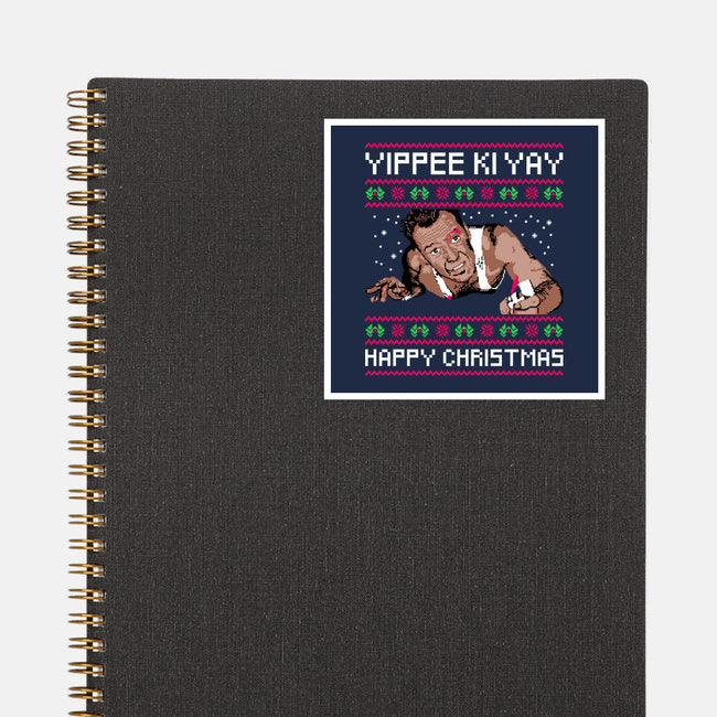 Yippee Ki Yay TV Dinner-None-Glossy-Sticker-rocketman_art