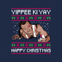 Yippee Ki Yay TV Dinner-Womens-V-Neck-Tee-rocketman_art