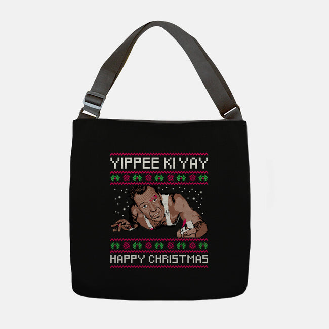 Yippee Ki Yay TV Dinner-None-Adjustable Tote-Bag-rocketman_art