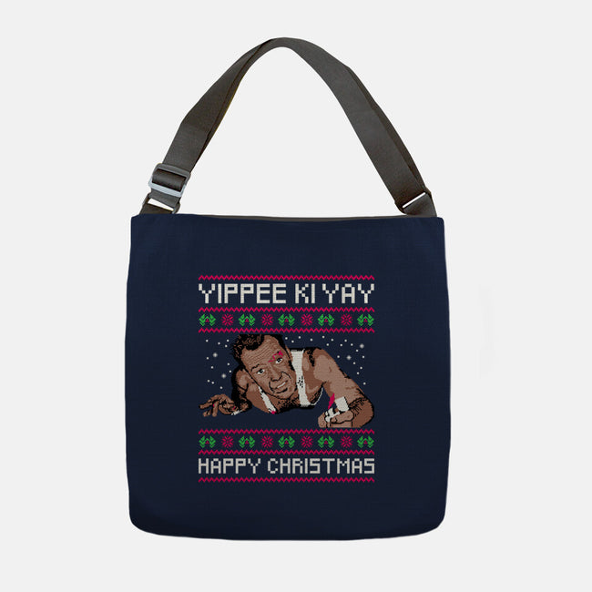 Yippee Ki Yay TV Dinner-None-Adjustable Tote-Bag-rocketman_art