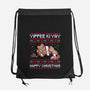Yippee Ki Yay TV Dinner-None-Drawstring-Bag-rocketman_art