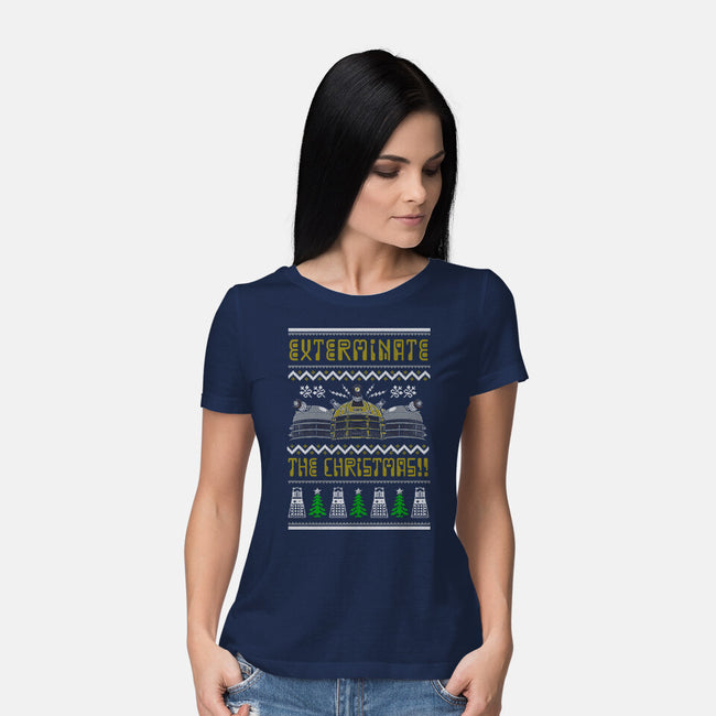 A Very Evil Christmas-Womens-Basic-Tee-Arinesart