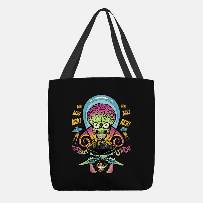 Martian Mayhem-None-Basic Tote-Bag-sachpica