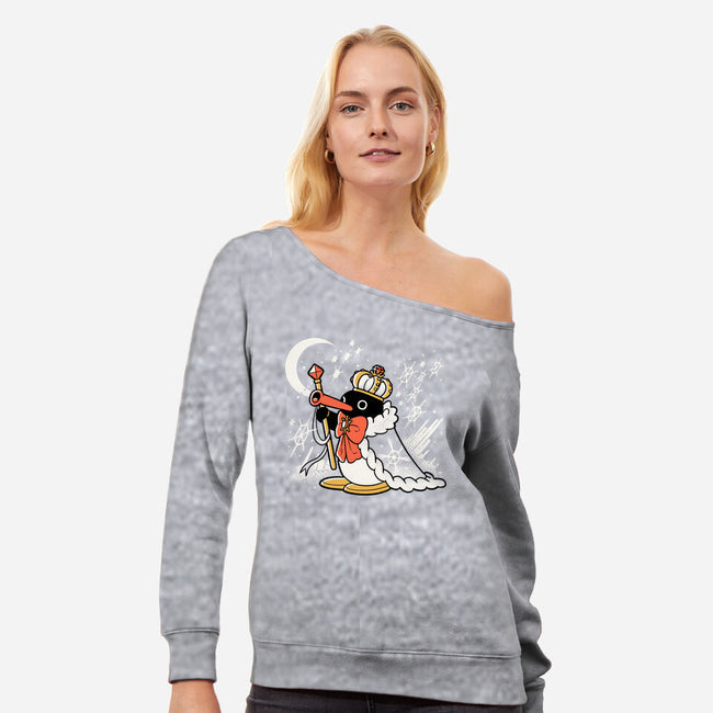 Noot Noot King-Womens-Off Shoulder-Sweatshirt-naomori