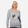 Noot Noot King-Womens-Off Shoulder-Sweatshirt-naomori