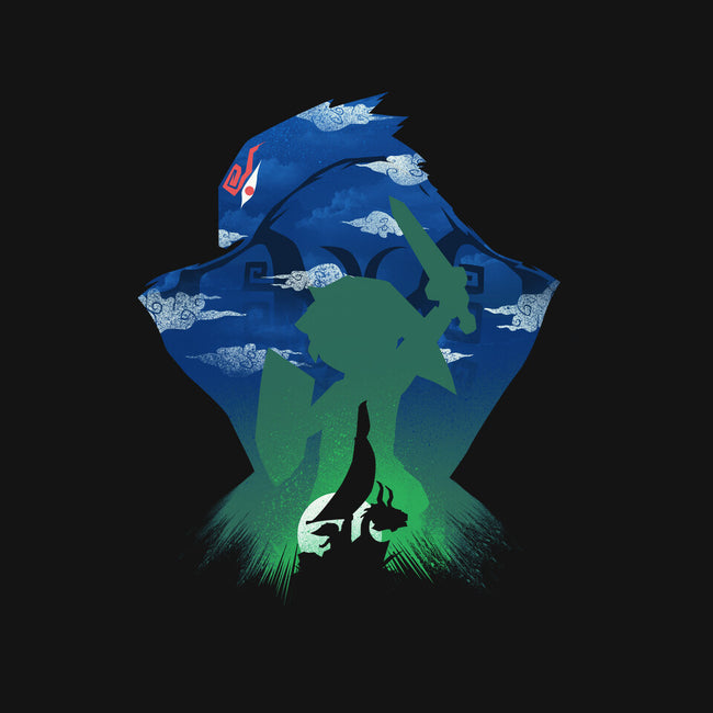 Windwaker Landscape-None-Drawstring-Bag-dandingeroz