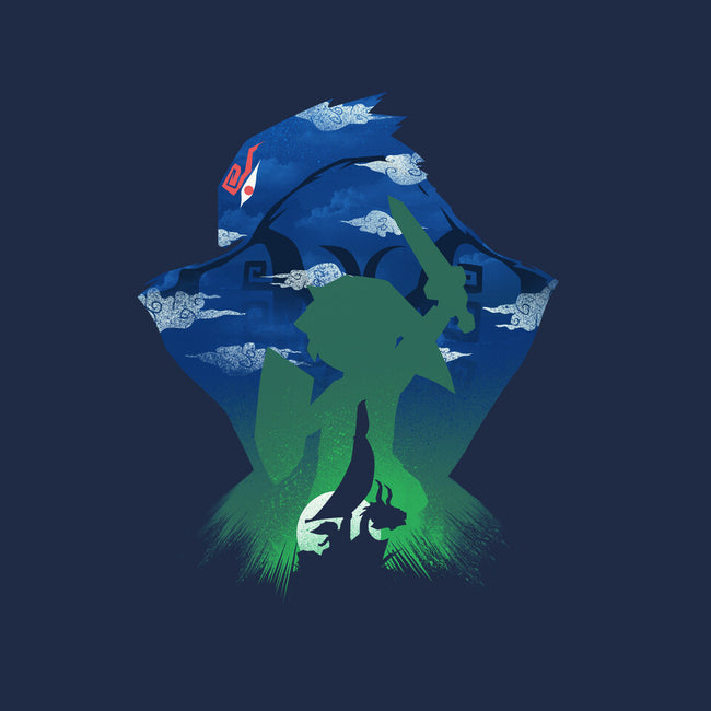 Windwaker Landscape-None-Drawstring-Bag-dandingeroz