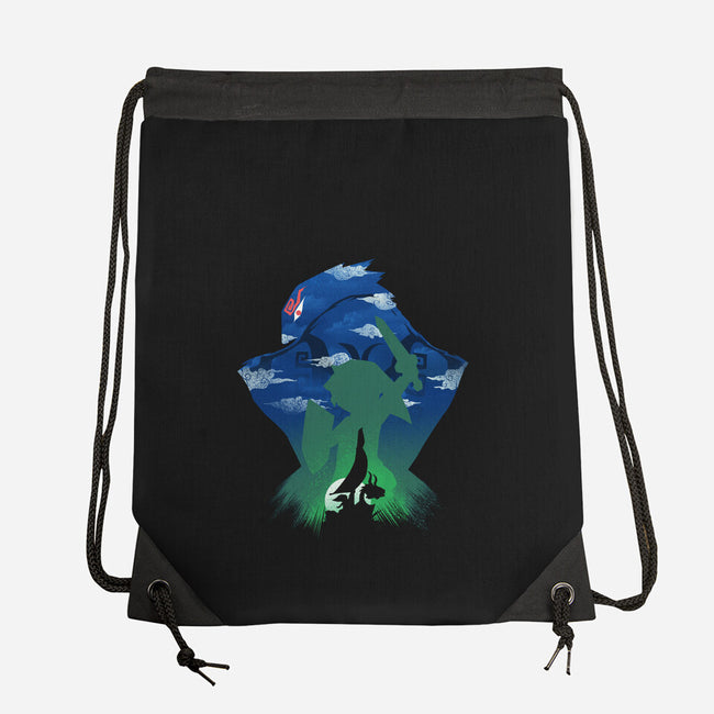 Windwaker Landscape-None-Drawstring-Bag-dandingeroz