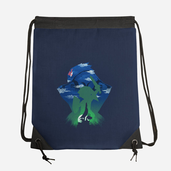 Windwaker Landscape-None-Drawstring-Bag-dandingeroz