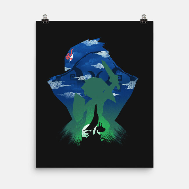 Windwaker Landscape-None-Matte-Poster-dandingeroz