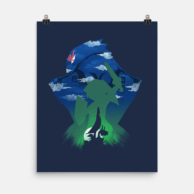 Windwaker Landscape-None-Matte-Poster-dandingeroz