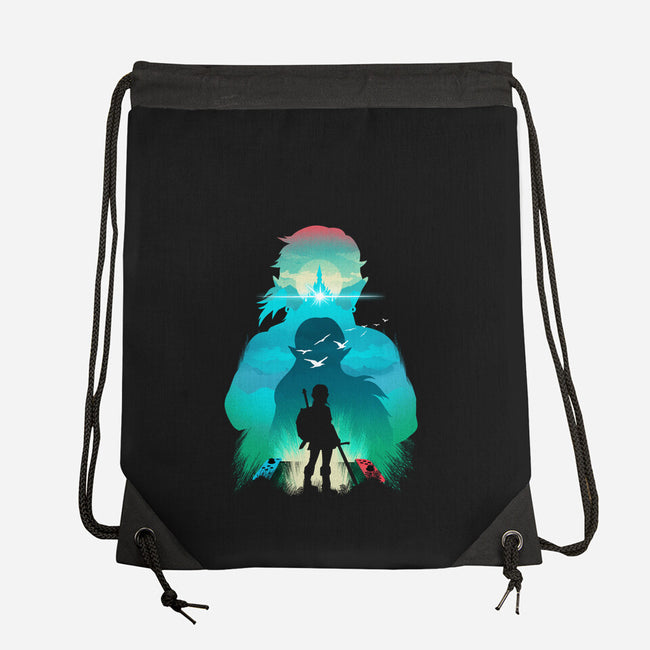 Hero Landscape-None-Drawstring-Bag-dandingeroz