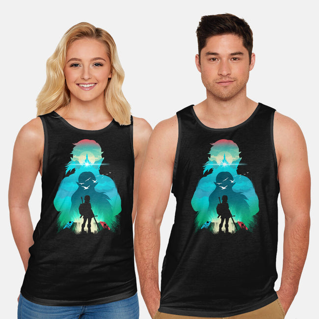 Hero Landscape-Unisex-Basic-Tank-dandingeroz