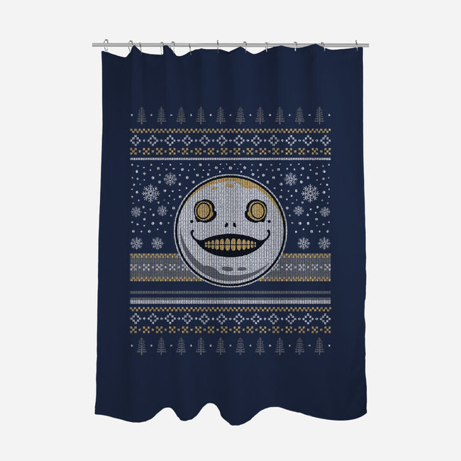 Emil Ugly Sweater-None-Polyester-Shower Curtain-LAGELANTEE