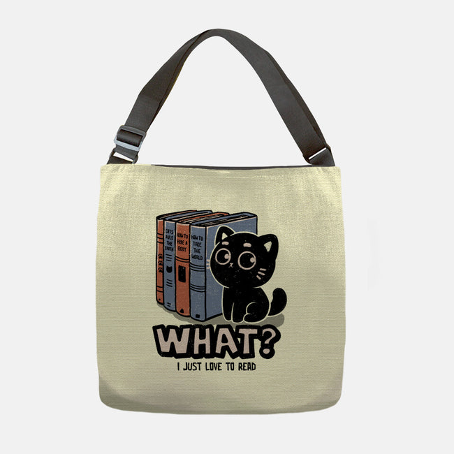 What I Just Love To Read-None-Adjustable Tote-Bag-koalastudio