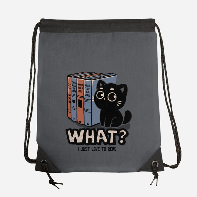 What I Just Love To Read-None-Drawstring-Bag-koalastudio