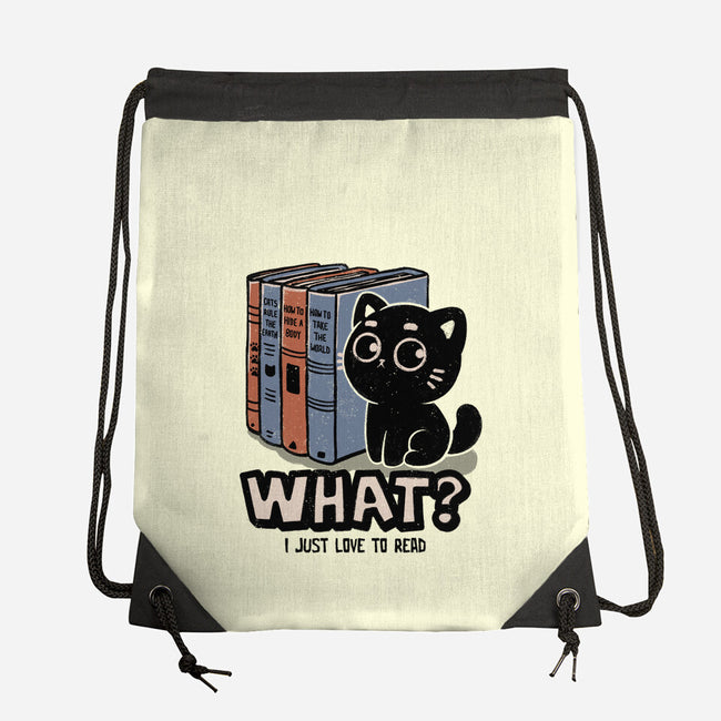 What I Just Love To Read-None-Drawstring-Bag-koalastudio