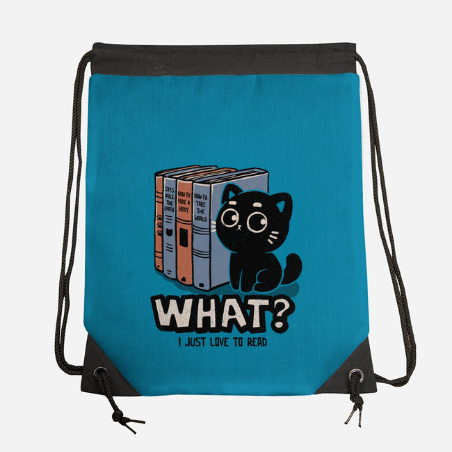 What I Just Love To Read-None-Drawstring-Bag-koalastudio