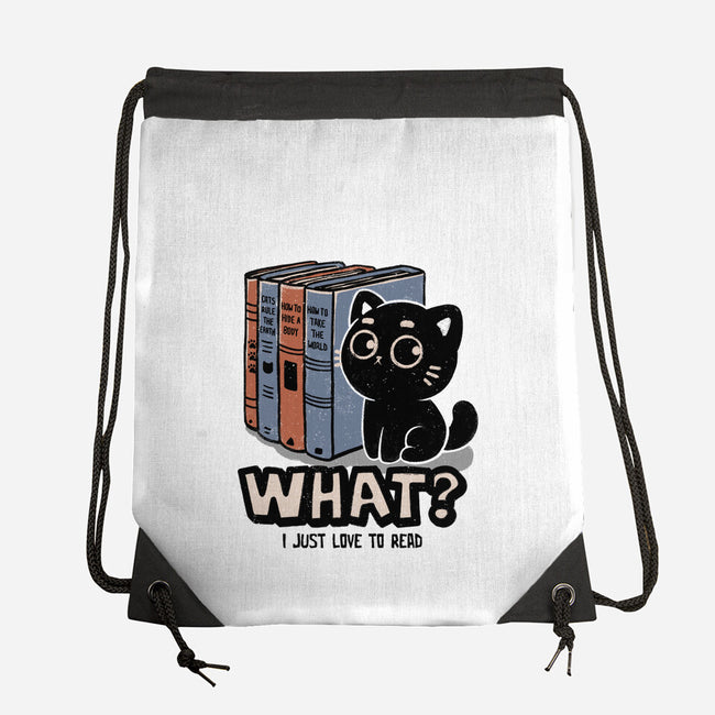 What I Just Love To Read-None-Drawstring-Bag-koalastudio
