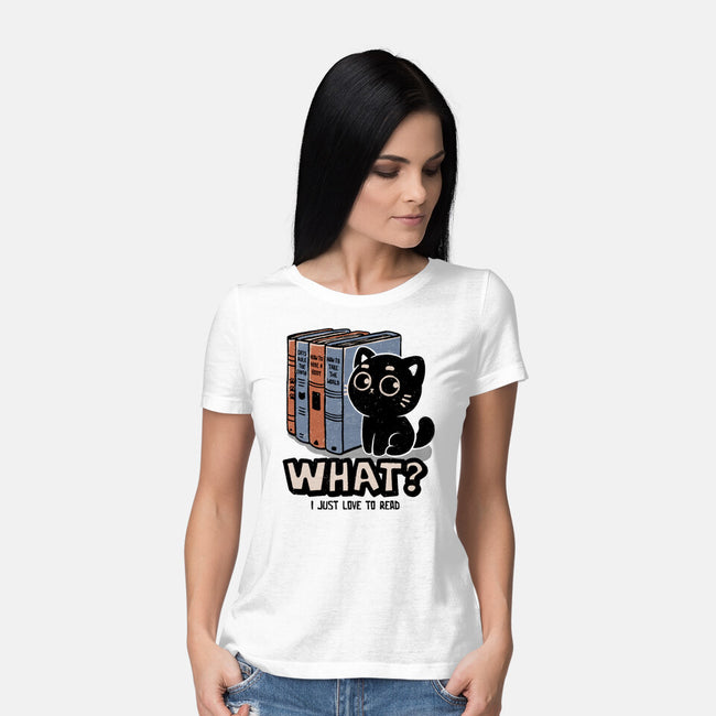 What I Just Love To Read-Womens-Basic-Tee-koalastudio