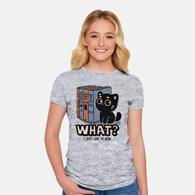 What I Just Love To Read-Womens-Fitted-Tee-koalastudio