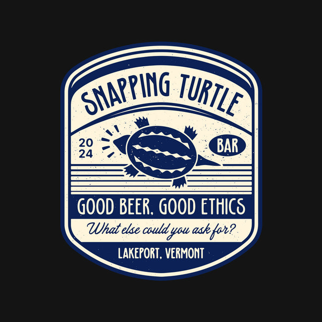 Snapping Turtle Emblem-None-Polyester-Shower Curtain-LAGELANTEE