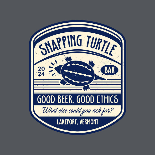 Snapping Turtle Emblem-Mens-Heavyweight-Tee-LAGELANTEE