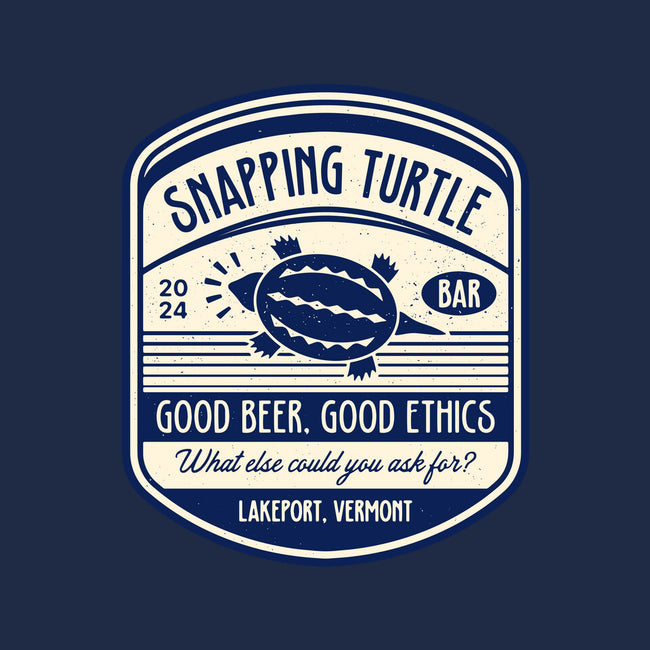 Snapping Turtle Emblem-Womens-Racerback-Tank-LAGELANTEE