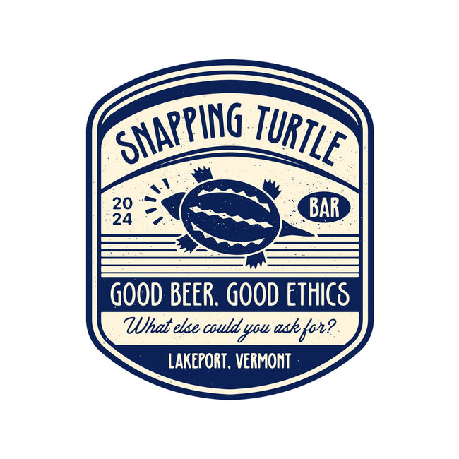 Snapping Turtle Emblem-None-Glossy-Sticker-LAGELANTEE