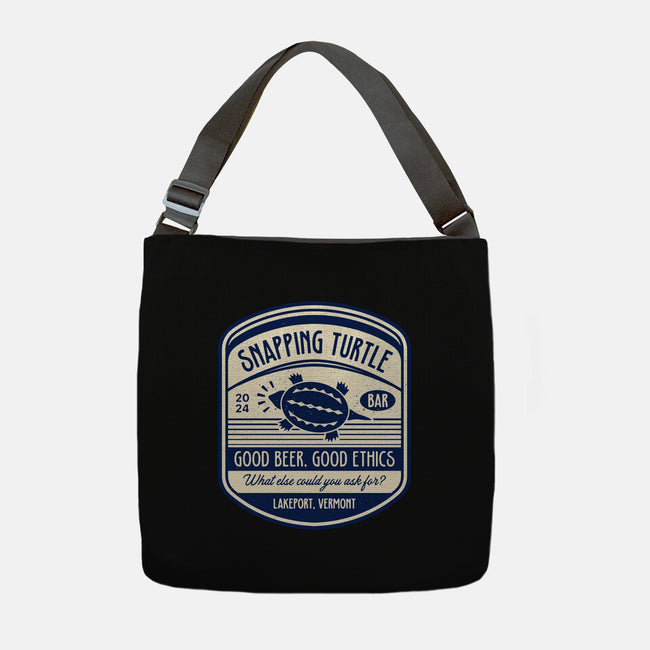 Snapping Turtle Emblem-None-Adjustable Tote-Bag-LAGELANTEE