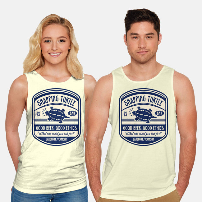 Snapping Turtle Emblem-Unisex-Basic-Tank-LAGELANTEE