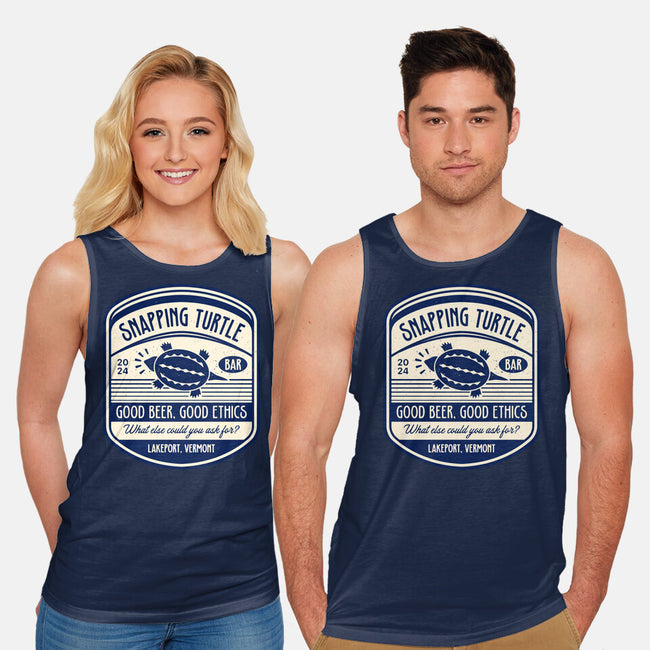 Snapping Turtle Emblem-Unisex-Basic-Tank-LAGELANTEE