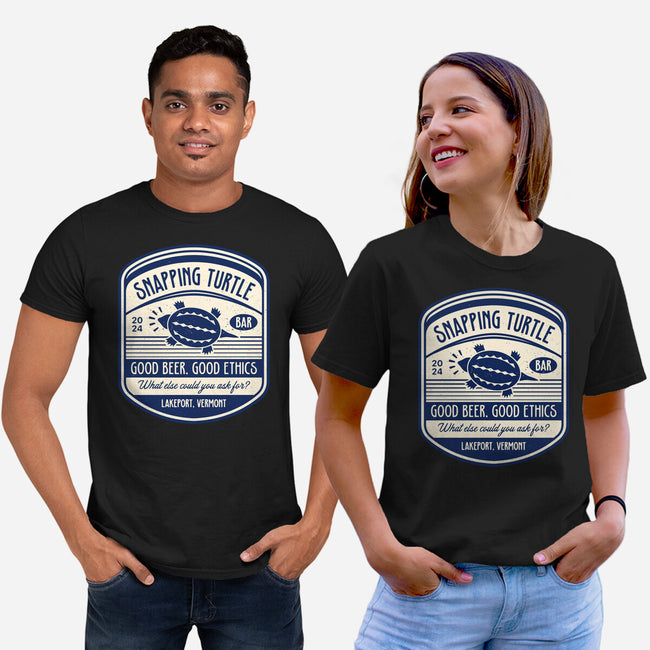 Snapping Turtle Emblem-Unisex-Basic-Tee-LAGELANTEE