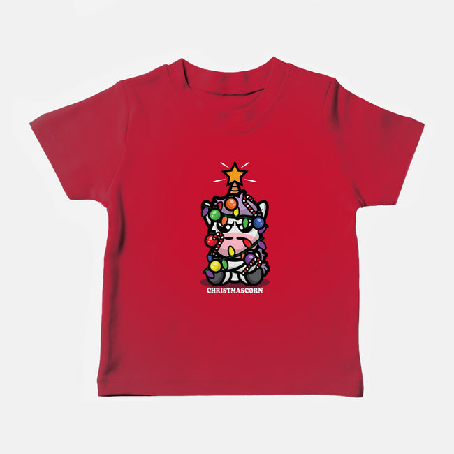 Christmascorn-Baby-Basic-Tee-jrberger