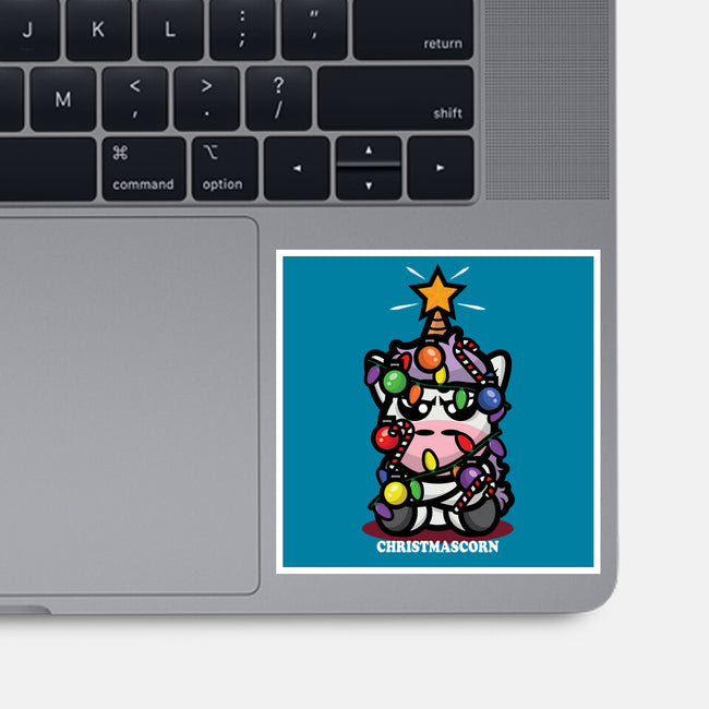 Christmascorn-None-Glossy-Sticker-jrberger